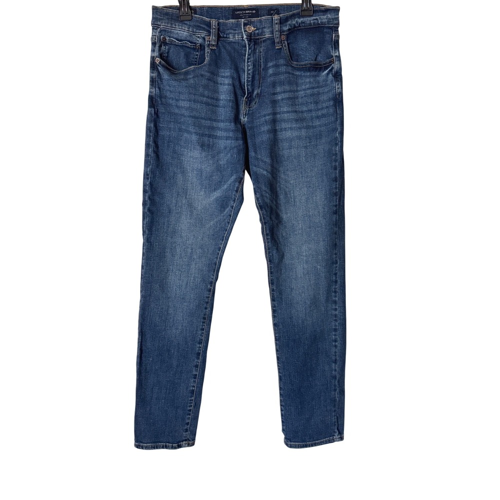 Lucky Brand Jeans 412 Athletic Slim Mens 32x32 Blue Stretch Denim